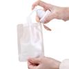 Bolsa de Embalaje Portátil de Viaje Transparente Bolsa para Almacenamiento de Loción y Cosméticos Bolsa con Boquilla para Bebida de Leche de Soya Bolsa Sellada de Gran Diámetro
