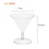 Copo Triangular de 2OZ 60ML Copo de Sobremesa Mesa de Sobremesas Copo de Mousse Leite Ácido Copo de Degustação Copo de Coquetel Taça de Vinho Estrangeira