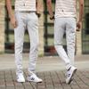 Pantalones casuales para hombre de otoño y verano, pantalones rectos, pantalones de tela ajustados estilo coreano para jóvenes, mejor hombre de boda, estilo nuevo