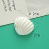 Revestimento de resina pequena concha creme acessórios para celular concha colorida slime acessórios para joias faça você mesmo material
