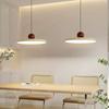 Lámpara de araña moderna minimalista retro platillo volante para restaurante Lámpara de estudio creativa minimalista nórdica Lámpara de araña estilo crema LED