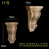 Madera maciza madera europea calcomanía de talla de madera pilar capitel viga soporte pared de fondo armario gabinete pasillo apertura mate cabeza de flor decorativa ménsula