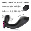 Controle remoto sem fio de silicone ecologicamente correto, massageador de próstata para uso adulto e masculino, estimulando o ponto G e o esfíncter anal posterior