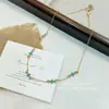 Collar Minimalista de Flores Pequeñas Estilo Coreano, Fresco y Compacto, Moderno y de Aspecto Elegante, Versátil y Delicado, Cadena para Clavícula para Mujer