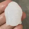 Colgante de Guanyin de Jade Blanco Grado Hetian Xinjiang, Colgante de Jade, Placa de Jade, Adorno de Jade, Colgante de Guanyin de Jade Afgano