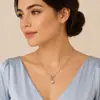 Collar con colgante de bola con hebilla geométrica, estilo hip hop, moderno y moderno, para mujer