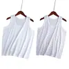 Fonte direta de regatas de algodão puro para mulheres de meia-idade e idosas, regatas folgadas plus size para mães e idosos, regatas finas de verão, disponíveis para dropshipping