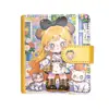 Nuevo Cuaderno Amarillo M5 para Primo Grande Álbum de Tarjetas de Cuero de Alto Valor Libro de Hojas Sueltas de Niña de Dibujos Animados de Moda
