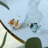 Animais Transfronteiriços Vidro Cristal Pássaro Casa Carro Escritório Artesanato de Mesa Gato e Cachorro Enfeites Decorações de Vidro