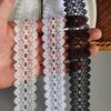 T635# Encaje de hilo súper fino de hadas hecho en Taiwán accesorios de encaje para prendas encaje de lunares ondulado encaje para muñecas encaje pequeño