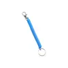 Llavero de cordón de resorte, cordón de resorte de plástico para teléfono, cordón para teléfono móvil, cordón de seguridad retráctil EVA anti-pérdida