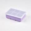 Molde para Cubitos de Hielo con Tapa Hielera Refrigerador Hogar Casero Fácil Desmoldeado Popular en Internet Artefacto para Hacer Hielo Silicona Cubito de Hielo de Seis Celdas