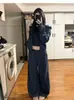 Conjunto de jaqueta moletom de outono para mulheres, conjunto de duas peças com top oversized e calça, estilo solto e casual em roupas femininas