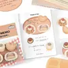 Papermore Notas Adesivas Série Happy Lunch Tema Lanche Almoço Base para Decoração DIY Conjunto de 60 Folhas em 4 Designs