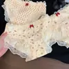 Ropa interior de año zodiacal para mujer, algodón puro, entrepierna extendida, encaje rojo brillante, nueva ropa interior festiva de Año Nuevo para mujer
