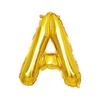 Atacado 16- polegada corpo emagrecimento versão a- z único 26 inglês carta balão de filme de alumínio dourado festa de aniversário de casamento
