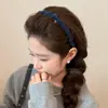 Faixa de Cabelo Veludo Onda para Mulheres 2025 Novo Estilo Faixa de Cabeça Fashion de Alta Qualidade Outono e Inverno Faixa de Cabeça Alta para Lavar o Rosto