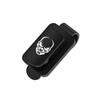 Calavera de Fuego Clip para Gafas de Coche Caja para Gafas de Sol Clip de Almacenamiento de Tarjetas para Parasol de Coche Soporte para Gafas de Sol de Coche