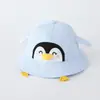 2026 Novo Chapéu de Bebê Primavera e Verão Chapéu de Pescador Unissex Chapéu de Sol para Bebê Chapéu de Balde de Pinguim Fofo Infantil Super Fofo