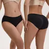 Bragas Triángulo de Gran Tamaño Transfronterizas para Mujer con Almohadillas Falsas para Glúteos, Pantalones de Cintura Baja Realzadores de Cadera, Moldeador de Glúteos con Forma de Durazno