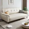 Sala de estar de apartamento pequeño oficina de alquiler integrada de doble uso casa de alquiler multifuncional sofá cama plegable rascador para gatos de cuero
