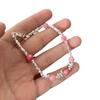 Pulsera de Flor en Forma de Plata Artificial con Perlas Coreanas, Fresca y Versátil, Moda de Nicho, Joyería de Alta Gama para Mujeres