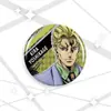 Broche de desenho animado de Jojo's Fantastic Adventure com laser, tamanho 58-75mm.
