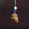 Colgante para teléfono móvil con forma de conejo del zodiaco Yuanbao, colgante creativo, adorno, accesorios, llavero, regalo, artesanía