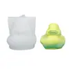 Vela Aromática Creativa de Patito Amarillo 3D Molde de Silicona Líquida Jabón Artesanal Patito Cubito de Hielo Yeso Adorno