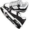 Comercio exterior transfronterizo zapatos de pan para hombre y mujer mezclilla negra zapatos gorditos zapatos deportivos para exteriores antideslizantes que aumentan la altura suela gruesa zapatos de plataforma