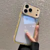 Funda Transparente con Lente de Purpurina de Alto Valor Compatible con Funda para Teléfono iPhone 16 Pro Apple 17 Pro Max Nuevo 15