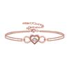 Colección de Pulseras de Diamante de Plata 925 Transfronterizas Europeas y Americanas Que No Se Desvanecen, Oro Real 18K Pulseras Versátiles de Lujo Accesible Venta al por Mayor Ui