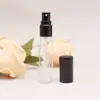 Botella de Vidrio con Tapa de Rosca 10ml Botella Dispensadora de Perfume Electroplateada Botella de Vidrio con Atomizador 15ml Botella de Agua Cosmética