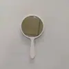 Espejo de Maquillaje de Mano Conveniente Espejo de Mango de un Solo Lado Regalo Logo Impreso Almacenamiento Tocador Mini Cuadrado Espejo Pequeño Redondo