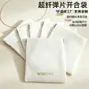 Bolsa de Microfibra com Fecho de Botão Organizador de Joias Bolsa para Armazenamento de Fones de Ouvido Moedas Bolsa de Armazenamento com Fecho de Botão Logotipo Personalizado