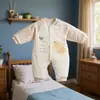 25 Monos Acolchados de Bebé para Otoño e Invierno Pana Dibujos Animados Ropa para Gatear de Bebé Niño y Niña Ropa de Abrigo 73-90 #