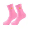 Calcetines de Coral Fleece con Corazones Dorados Bordados, Calcetines Gruesos de Media Caña con Forro de Fleece para Dormir en Casa, Calcetines Tipo Pantufla para Mujer de Hilo de Pluma