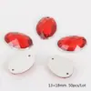 50 Accesorios de Joyería de Materiales DIY Redondos Poligonales Acrílico Cosido a Mano Diamante Agujero Doble Planos Base Diamante Acrílico Caliente