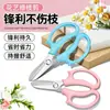 Tijeras de Podar Multifuncionales para Recorte de Flores, Tijeras de Podar de Acero Inoxidable Ahorradoras de Mano de Obra Doméstica, Especiales para Jardinería y Floricultura