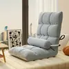 Sofá perezoso, cama de dormitorio estudiantil, silla con respaldo, ventanal, tatami, sofá individual pequeño, se puede usar para dormir o descansar, con cojín de asiento