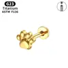 Pendientes de Garra de Gato Tridimensionales de Moda Transfronterizos, Uñas de Labios, Uñas de Hélice Auricular, Joyería Corporal Piercing Estilo Dulce y Fresco Sexy al por Mayor