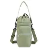Tampa de Copo de Água Amazon Folha de Alumínio Bolsa de Ombro para Copo de Água Tampa de Garrafa de Água Transversal Ombro Portátil Tampa de Copo Térmico Viagem ao Ar Livre