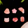 Cristal Natural Contas Soltas Ágata Carmesim Acessórios DIY Pingente Lingote Bodhi Pequeno Gota Pulseira Colar Acessórios DIY