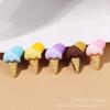 Helado Cono de Helado Funda de Teléfono DIY Bolsa de Material de Pegamento Cremoso Gotas de Pegamento de Cristal Hechas a Mano Fabricación de Accesorios de Resina
