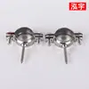 Soporte de tubería autoperforante al por mayor soporte de fijación de tubería con tornillo personalizado engrosado Aro de abrazadera de tubería de acero inoxidable 304