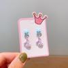 Boutique para niños clip para la oreja sin perforación aretes lindos de dibujos animados para niña aretes adorables colgantes para niña joyería