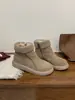 Botas de Cano Curto Retrô 2026 Novo Estilo Base Plus Veludo Sapatos de Algodão Outono e Inverno Novo Estilo Botas de Neve Quentes
