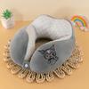 Dropshipping - Almohada Personalizada de Espuma Viscoelástica en Forma de U Transfronteriza, Esencial para Dormir en la Oficina, Almohada de Soporte para el Cuello, Almohada Cervical para Avión y Coche