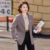 Chaqueta blazer de primavera y otoño para mujer de mediana edad, elegante y con estilo, prenda exterior de moda para mujeres de mediana edad y mayores