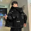 Jaqueta trench coat masculina de marca da moda, estilo coreano para primavera e outono, corte solto, plus size, jaqueta casual de trabalho de outono, ins